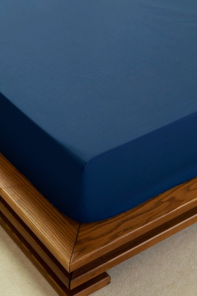 Lenzuolo inferiore in cotone con angoli - Silver