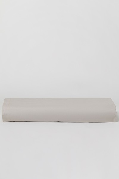 Lenzuolo inferiore in cotone con angoli - Silver