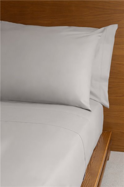 Lenzuolo superiore in cotone - Silver