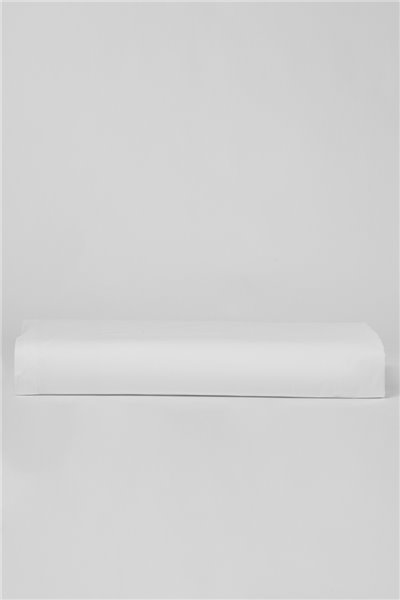 Lenzuolo inferiore in cotone con angoli - Silver bianco