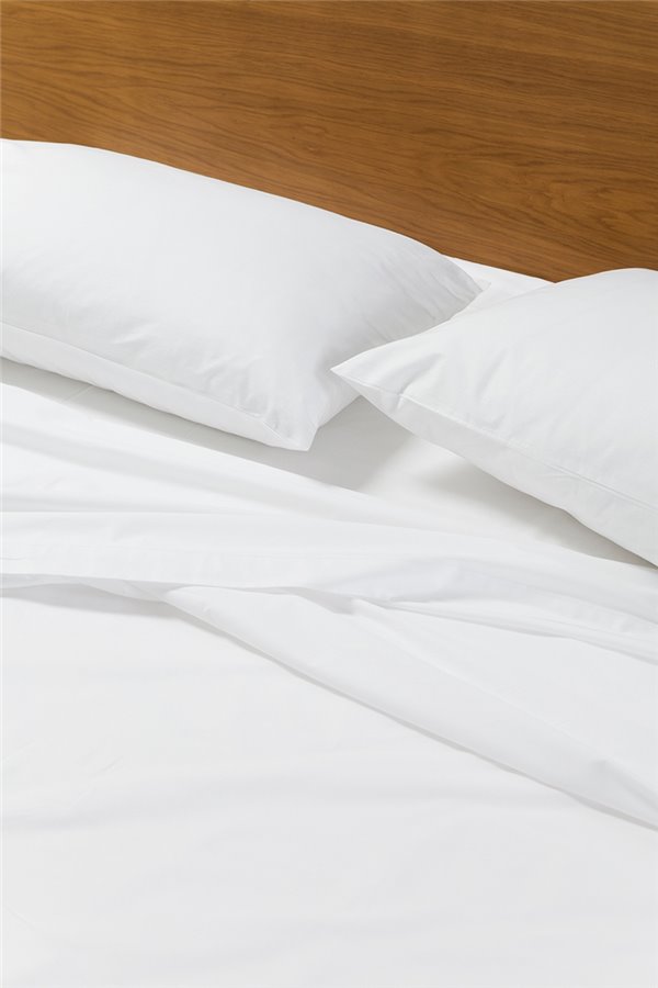 Lenzuolo superiore in cotone - Silver bianco