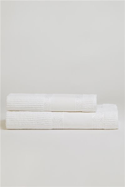 Set asciugamani viso + ospite - Alessandra