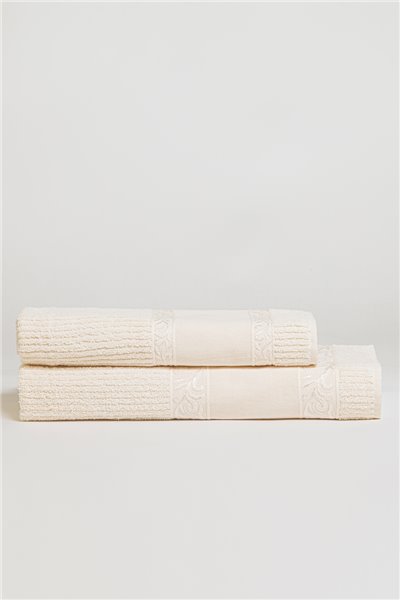 Set asciugamani viso + ospite - Alessandra